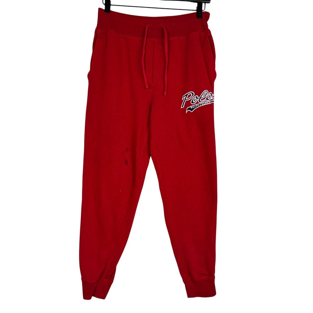 Polo Ralph Lauren Red Fleece Sweatpants Mens - S